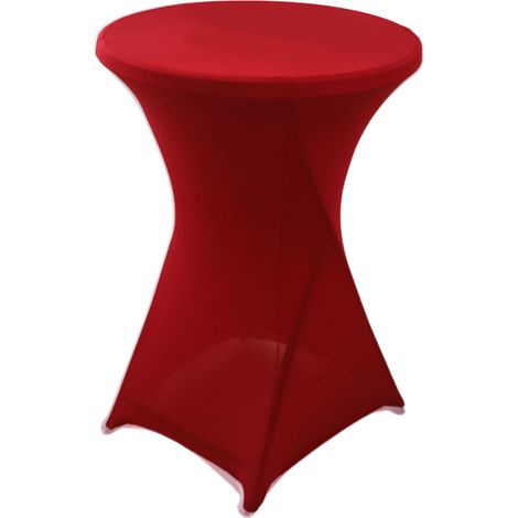 Couverture de Table élastique, nappe d'angle carrée,-Bourgogne