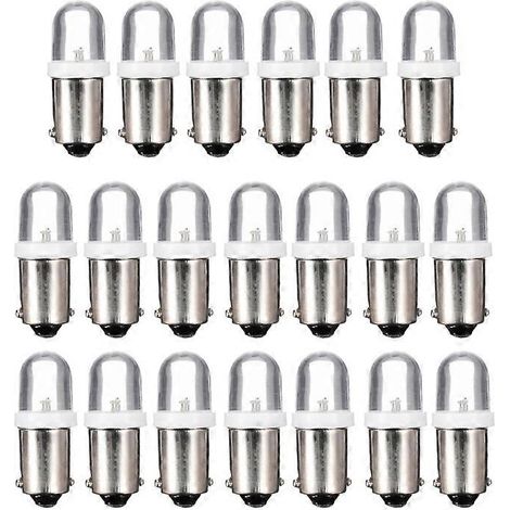 20 ampoules LED blanches T10 T11 BA9S T4W 1895 pour clignotants de voiture 12V [DB]-AquaForge (1/5)