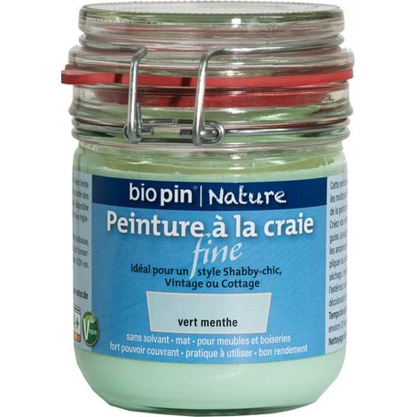 Peinture naturelle à la craie fine 0,325 L - Vert menthe