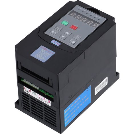 Frequenzumrichter, Einphaseneingang 95–135 V, Dreiphasenausgang AC 110 V, 0,75 kW, A2-4007