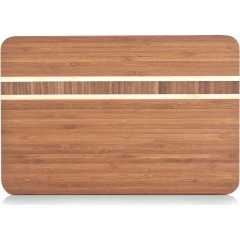 Zeller 25235 Tagliere, Bambú, Beige, 30x20x1.6 cm (1/2)