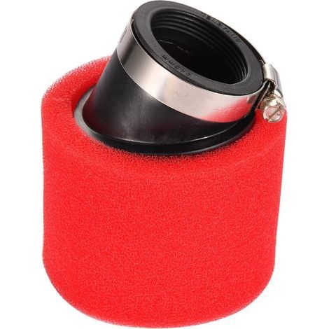 Luftfilter, 45 mm, roter Schaumstoff, abgewinkeltes Rohr, für KLX CRF 125 cm³ 150 cm³ (1/5)