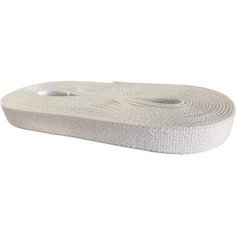 Cintino in cotone 22 mm per Tapparella Colore Bianco da 5,5 metri per finestre