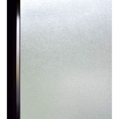 Film de confidentialité pour fenêtre, film opaque givré, film statique pour fenêtre, autocollant pour fenêtre, film anti-UV (45 cm x 100 cm) (1/4)