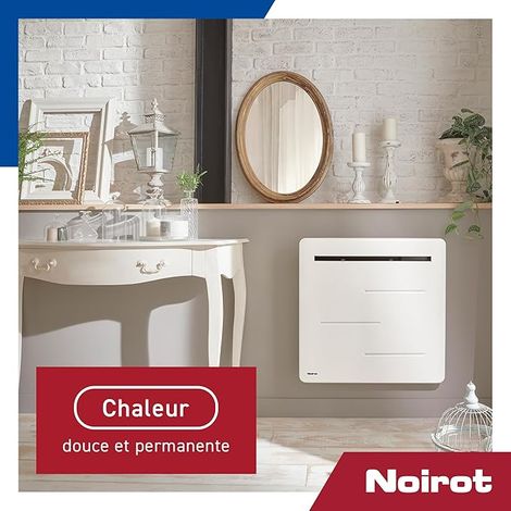 Radiateur à inertie céramique NOIROT Amaroc horizontal 1500W blanc — vue 2