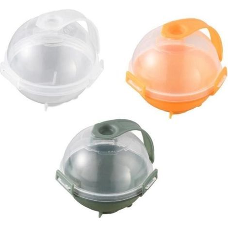 Moule à balle de glace fabricant non-bâton 3pcs moule bougie bricolage pour whisky plateau design anti-fuite (1/4)