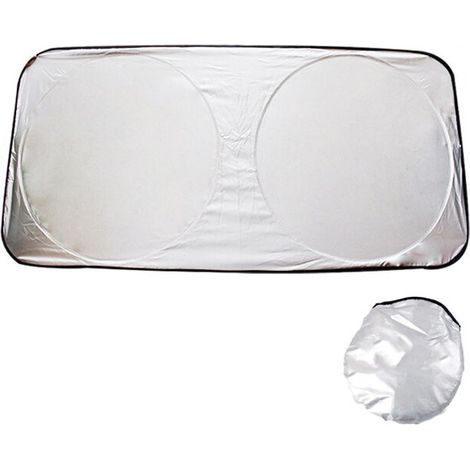 Windshield Sunshade, Car Front Windshield Sunshade, Car Sun Visor, Interior Windshield UV Protector, Foldable and Portable Sun Shade, 160x86CM (1/5)