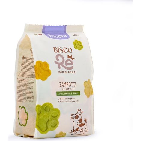 Zampotti 1000 g gusto zucca, vaniglia e spinaci: Biscore biscotti per cani zampotti gusto zucca, vaniglia e spinaci (1/2)