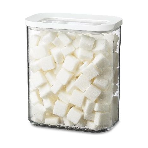 BOTE HERMETICO ACRILICO MODULA BLANCO 1500 ML - 106912030600 (1/5)
