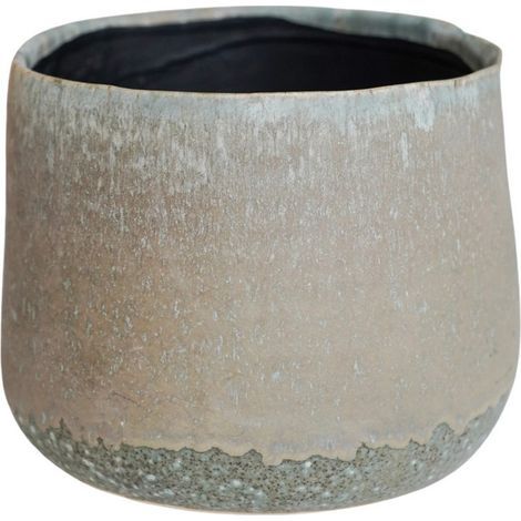 Celeste Planter - Ceramic - L21 x W26 x H26 cm - Grey