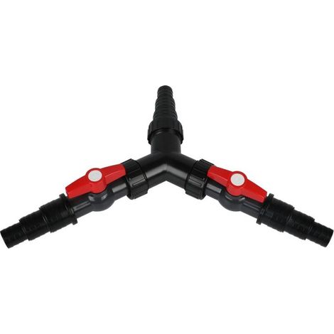 CST-02F Pond Pump Y-Shaped Water Distributor 25/32/38mm (1"/1 1/4"/1 1/2") (1/5)