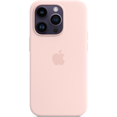 Apple MPTH3ZM/A Custodia Cover MagSafe in Silicone per Iphone 14 Pro A2890 Rosa Creta (1/5)