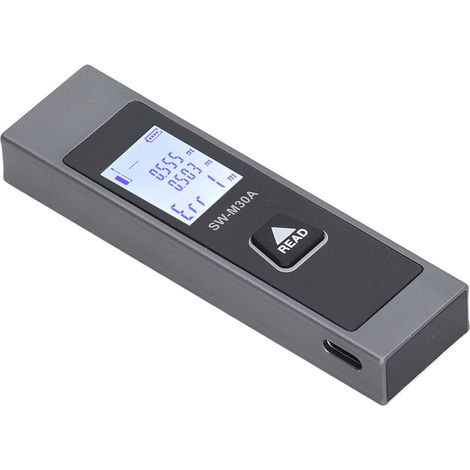 Hochpräziser, tragbarer Laser-Entfernungsmesser, Handdistanzmesser mit USB-Kabel, digitales Längenmessgerät (1/5)