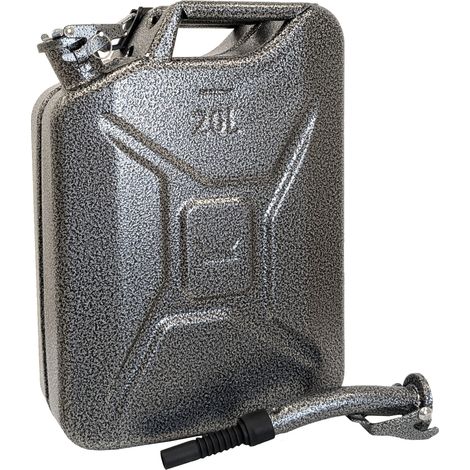Metallkanister Snakeoptik 20 Liter inkl. Ausgießer + Halter Benzinkanister Dieselkanister (1/5)
