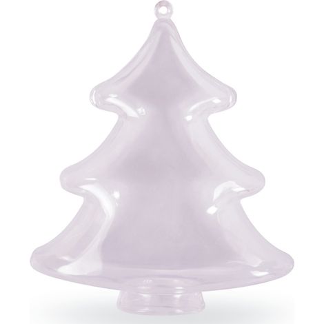Pallina di Natale apribile per albero, 10 cm (1/2)