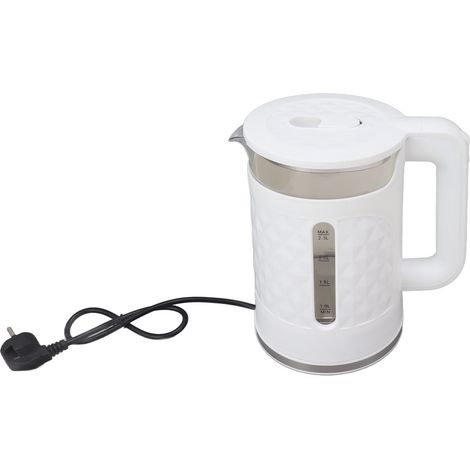 Elektrischer Wasserkocher 2000 W, automatische Abschaltung, Trockengehschutz, doppelwandig, 2,3 l, EU-Stecker, 220 V, weiß (1/5)