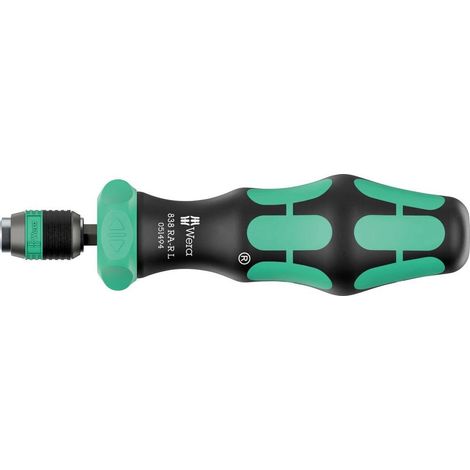 Wera 838 RA-R L cacciavite a cricchetto nero e verde (1/5)