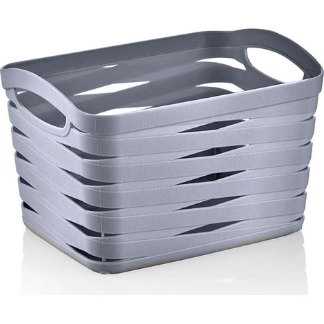 LINEA Kunststoffkorb 21 x 16 x 14 cm, 3,3 l, Anthrazit