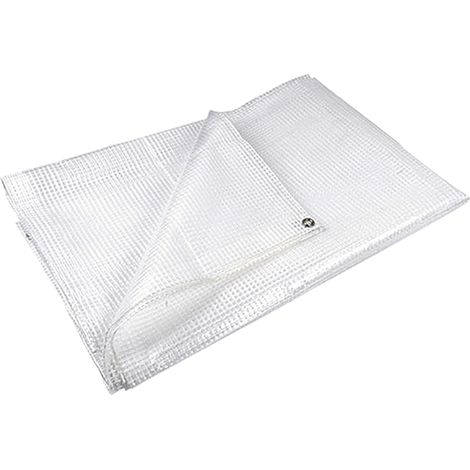 TELONE RETINATO CON OCCHIELLI mt 2,5 x 3 bianco - 160 gr./mq.  - LIF