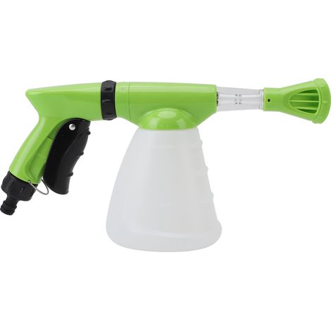 Canon à mousse, outil de pulvérisation professionnel multifonctionnel, nettoyeur haute pression pour fleurs d'eau, lavage de voiture, vert (1/5)