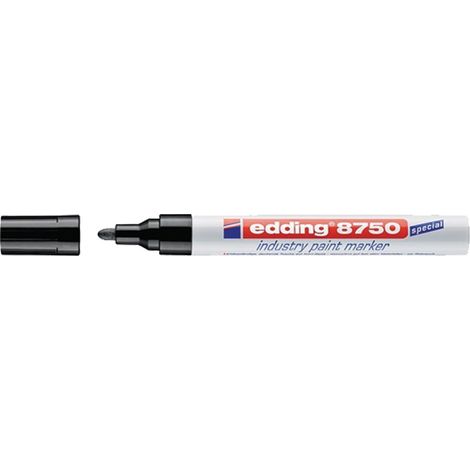Edding 8750 pennarello per vernice nero tratto 2 a 4 mm (1/3)