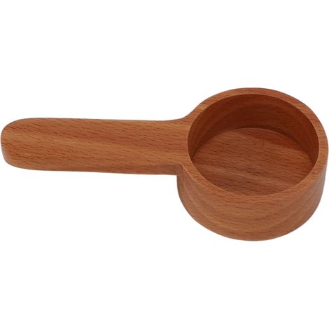 Multifunktionaler, hochpräziser Kaffeemesslöffel, exquisit und langlebig, kurzer, farbenfroher Holz-Kaffeelöffel für die heimische Küche. (1/5)