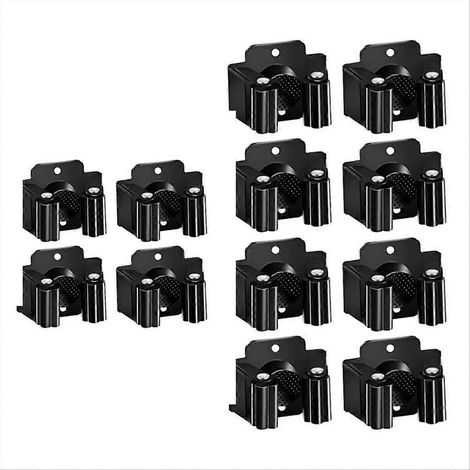 Support de rangement pour balais, porte-balais, accessoire de rangement pour salle de bain (1/5)