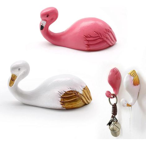 Set mit 2 Wandhaken mit 3M-Hochviskositätskleber im Tiermotiv, umweltfreundliche Türhaken aus Kunstharz, geeignet für Badezimmer, Glastüren und Küche.