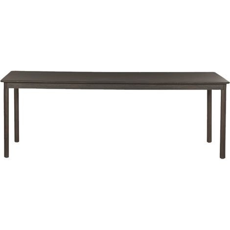 ROVERI-Table à manger rectangulaire L.220 cm Chêne Expresso (1/5)