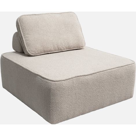 Modulo per divano modulare in bouclé, 1 posto (1/5)