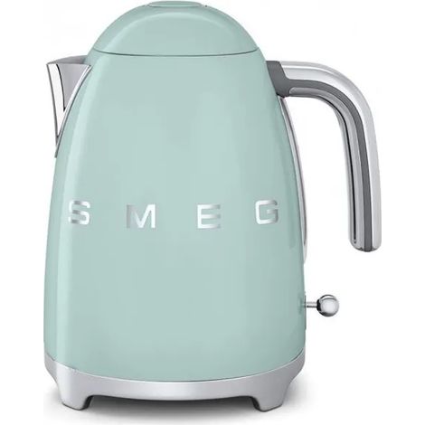CMT – Bouilloire électrique 1.7L – Vert d'eau – Puissance 2400W – Base antidérapante – Résistance cachée – Rotation 360° sans fil