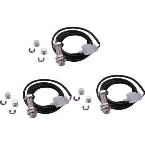 3 câbles de capteur pour compteur kilométrique, compteur de vitesse et compte-tours numériques de moto et quad (1/5)