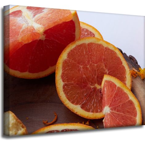 Leinwanddruck Küche Rot Orange 50x40