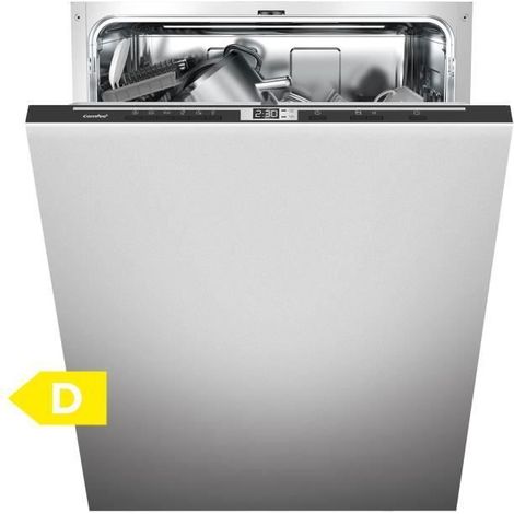 Comfee – Lave-vaisselle encastrable 60cm 14 couverts 44dB – 8 programmes – Lavage automatique par induction – Panier supérieur réglable