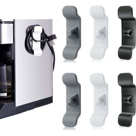 Ahlsen Cable Organizer, 6 Piece Appliance Cable Holder, Cable Shortener, Cable Organizer for Small Appliances for Blenders, Coffee Machines, Air Fryers (1/5)