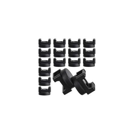15 Pcs Câble Magnétique Zip Tie Mounites Clips Base de pour le Bureau de Câblage Électrique Marine Câble Câble Cableau de Monture Clips Clips (1/5)