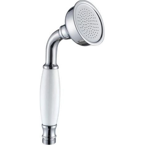 Pommeau de douche en laiton pulvérisateur de douche à main victorien traditionnel chromé poli (1/4)