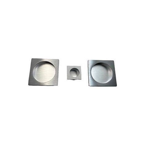 KIT MANIGLIE QUADRO CIECO PORTE SCORREVOLI CROMO