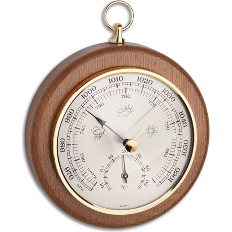 TFA 45.1000.01 - Legno Barometro Interno, 121 mm