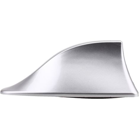 Antenne courte universelle d’autoradio, réception optimisée des signaux FM, AM et DAB. Accessoire de remplacement adapté à la majorité des véhicules automobiles (Argent)