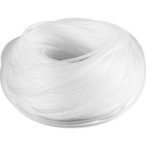 Tuyau souple pour pompe à air 4 x 6 mm (8 m), tuyau souple pour pompe à oxygène, pierre à bulles d'air pour aquarium, bassin, étang (1/5)