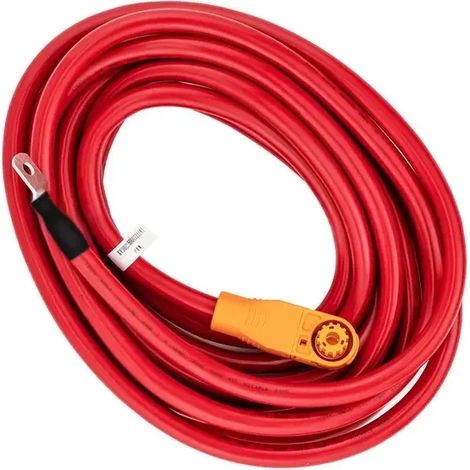 V-TAC Cavo 4AWG 5m per Collegamento Polo Positivo HV BOX - Inverter (1/2)