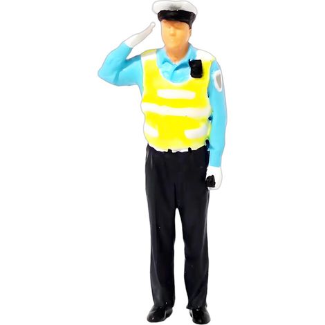 Set di scene di traffico in miniatura con statuine - JE