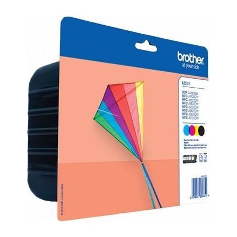 Cartucho de Tinta Original Brother LC-223VALBP Multipack/ Cian/ Magenta/ Amarillo/ Negro