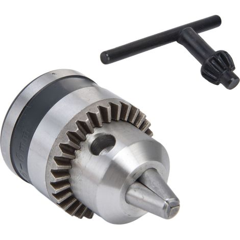 Mandrin de perçage acier inoxydable sans clé 3 mors 3/8-24UNF 0,6-6mm pour perceuse (1/5)
