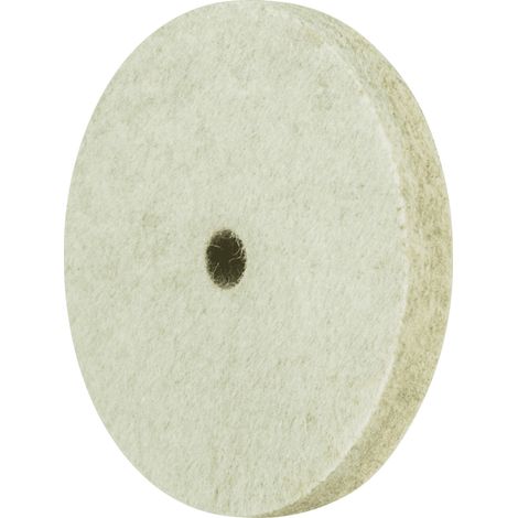 PFERD TOOLS Filzscheibe mit Messingeinlage FKSC Ø 80x10mm Bohrung Ø 10mm für Vorpolitur 5 Stk (1/4)