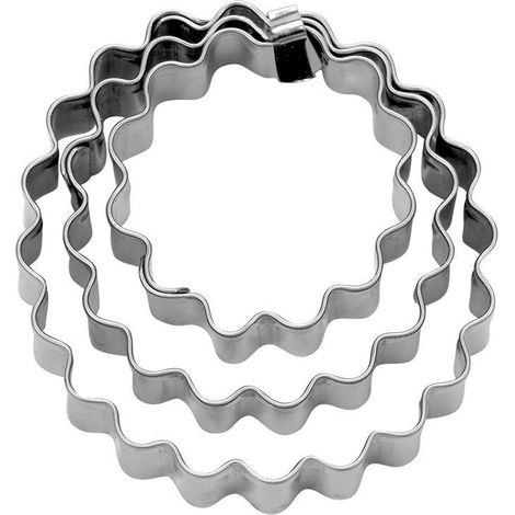 Städter Emporte-pièce pour terrasse anneau ondulé Set, 3 pièces 956217 (1/2)