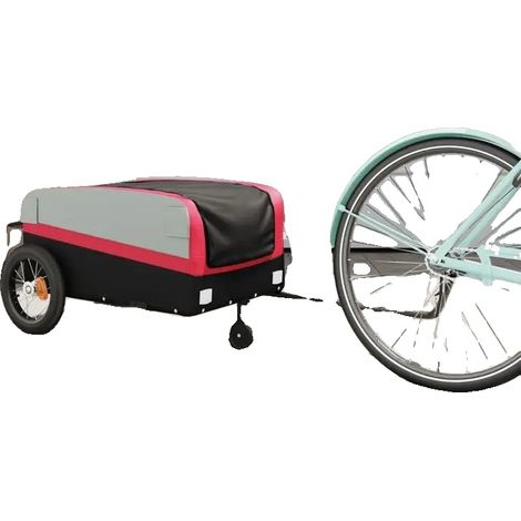 Remorque à vélo, cadre en acier robuste, capacité de 30 kg, Type1 (1/2)