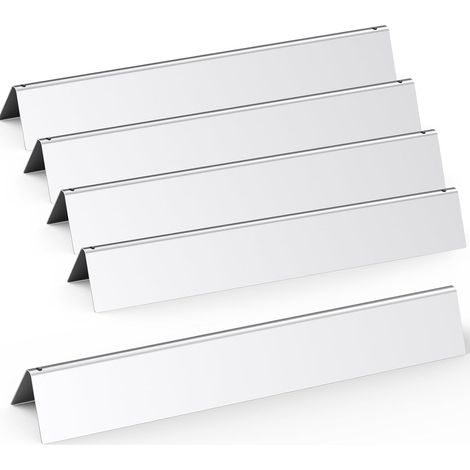 Barres Flavorizer - 5 Pièces - Acier Inoxydable - Pour Weber Spirit 300 et 700 - 57 cm (1/5)