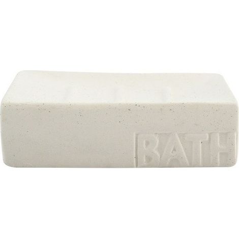 Porte Savon Céramique KOH TAO Blanc MSV (1/3)